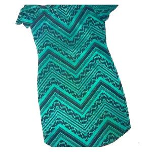 Green Off Shoulder Mini Dress Velvet Design